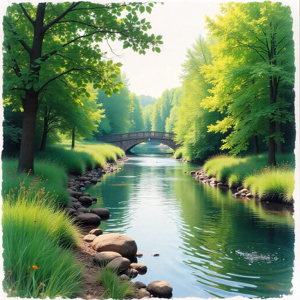 Portable watercolor set